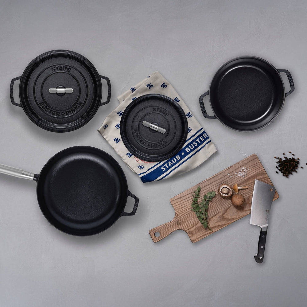 Buster & Punch - Pan Cross - 28CM - Staub - Steel
