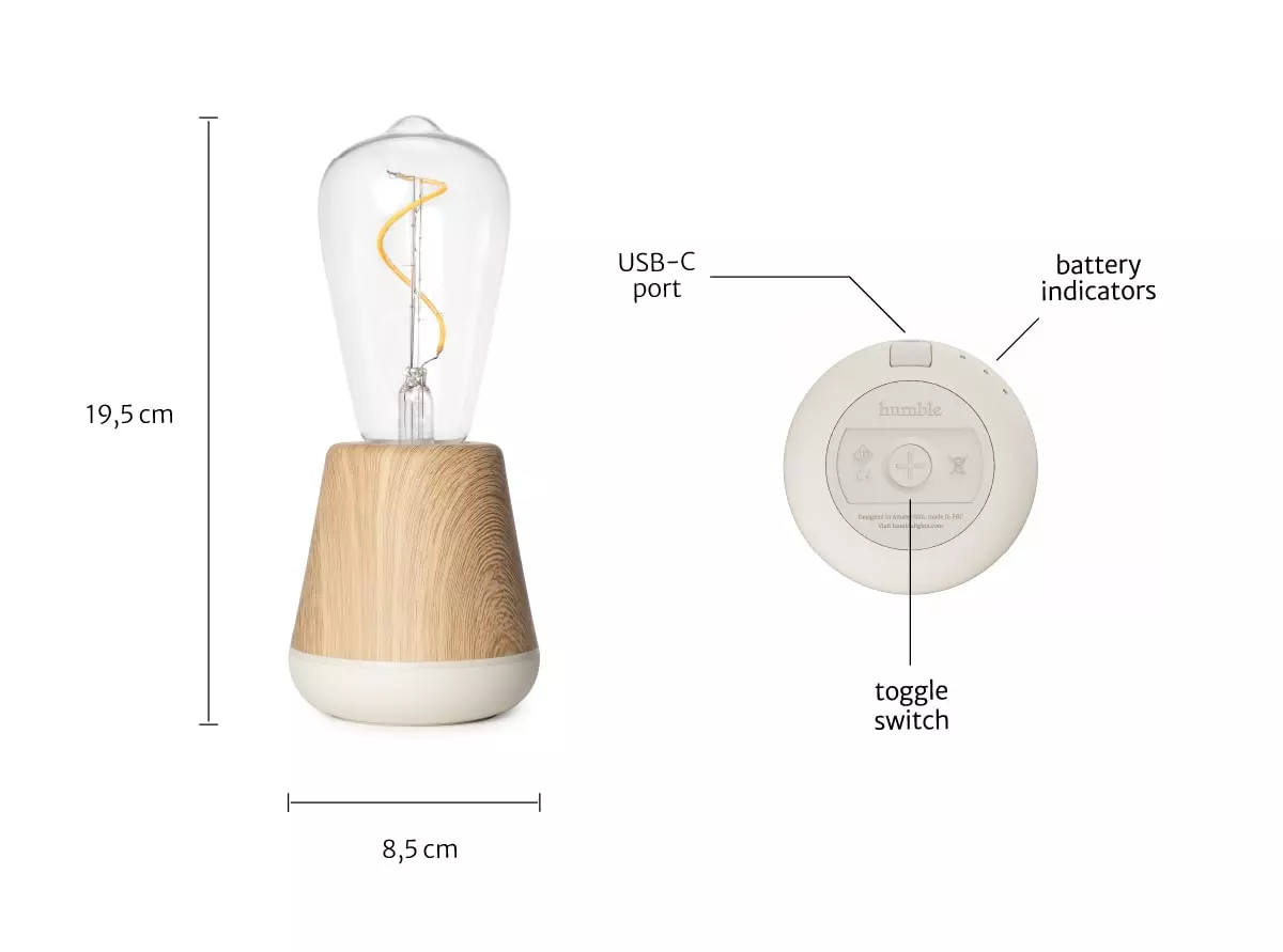 Humble Lights - One Table Light Gold