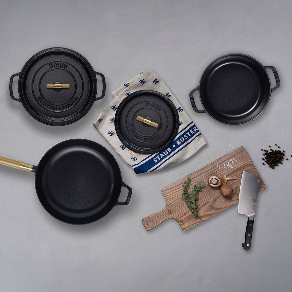 Buster & Punch - Pan Cross - 28CM - Staub - Brass