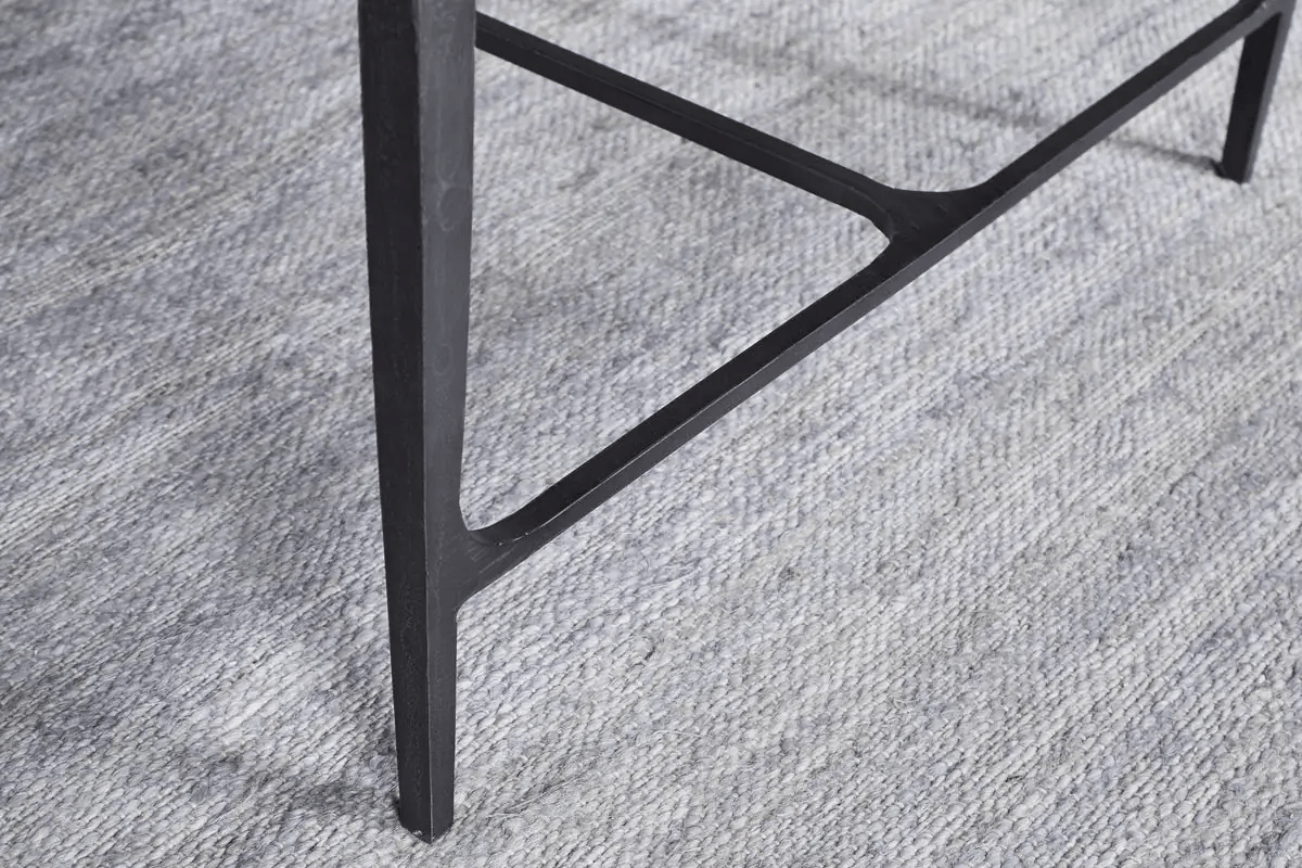 Nkuku - Sita Reclaimed Wood & Iron Coffee Table - Chocolate Brown