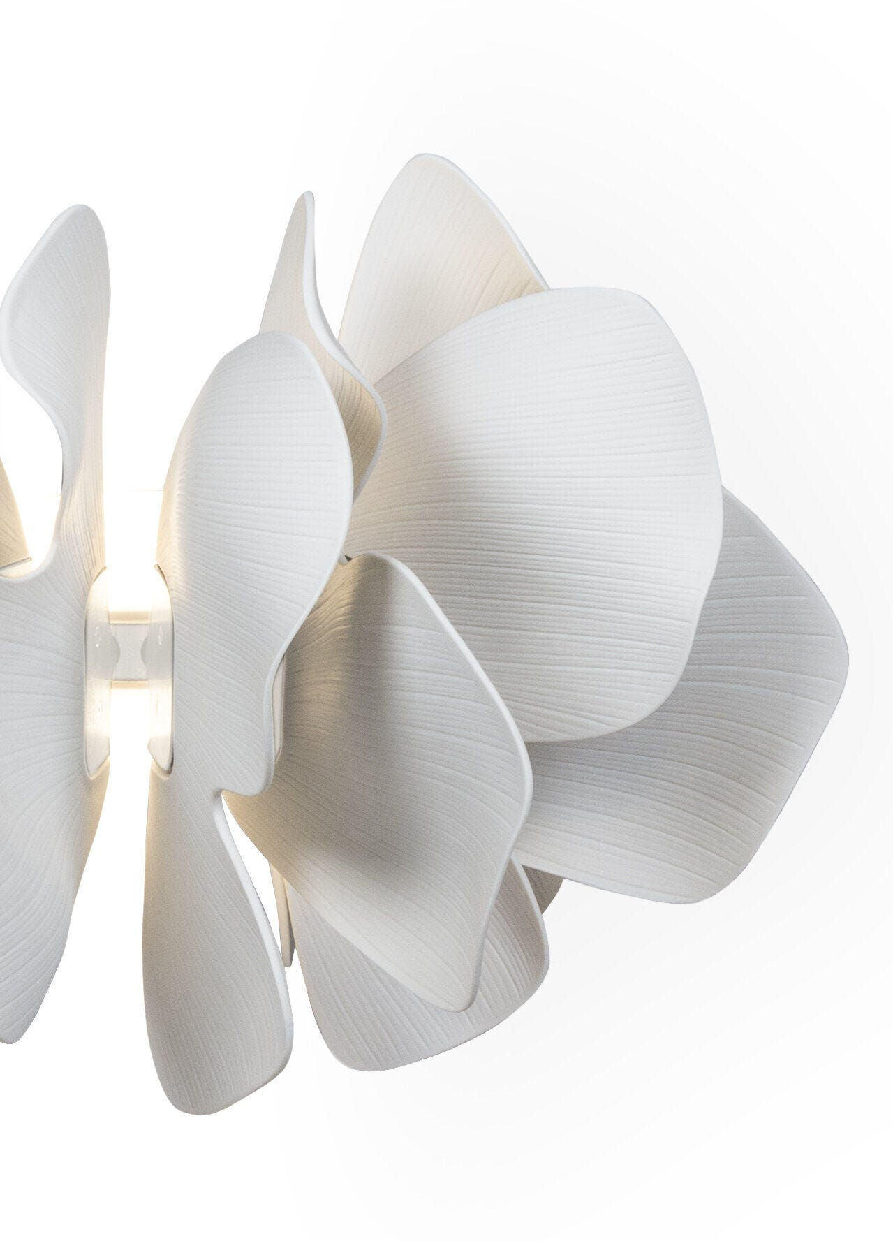Lladró - Nightbloom Wall Sconce - White