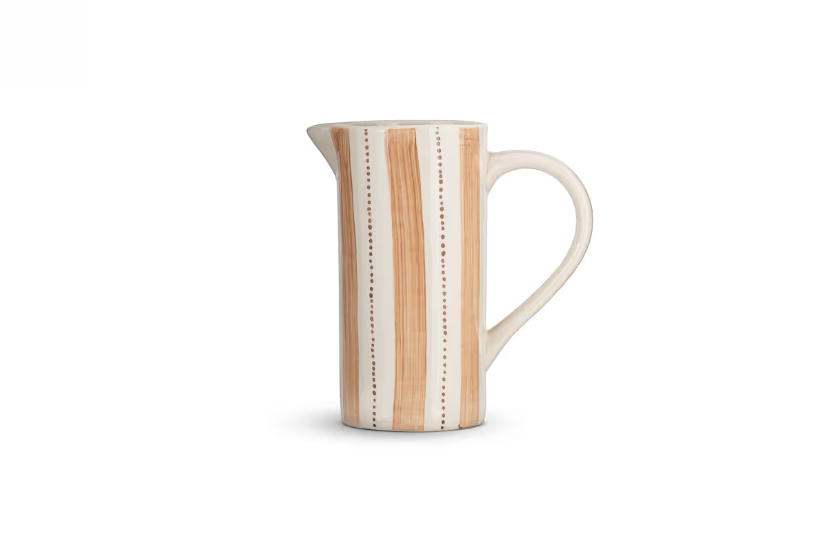 Nkuku - Patthar Jug - Cream & Clay - Small