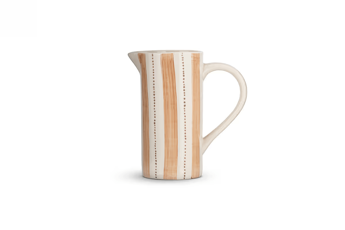 Nkuku - Patthar Jug - Cream & Clay - Small