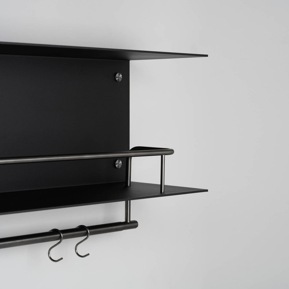 Buster & Punch - Kitchen Shelf Hanger - Without Logo - Black - Gun Metal