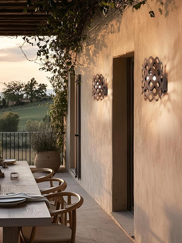 Slamp - Charlotte Outdoor Applique Wall Light - Corten