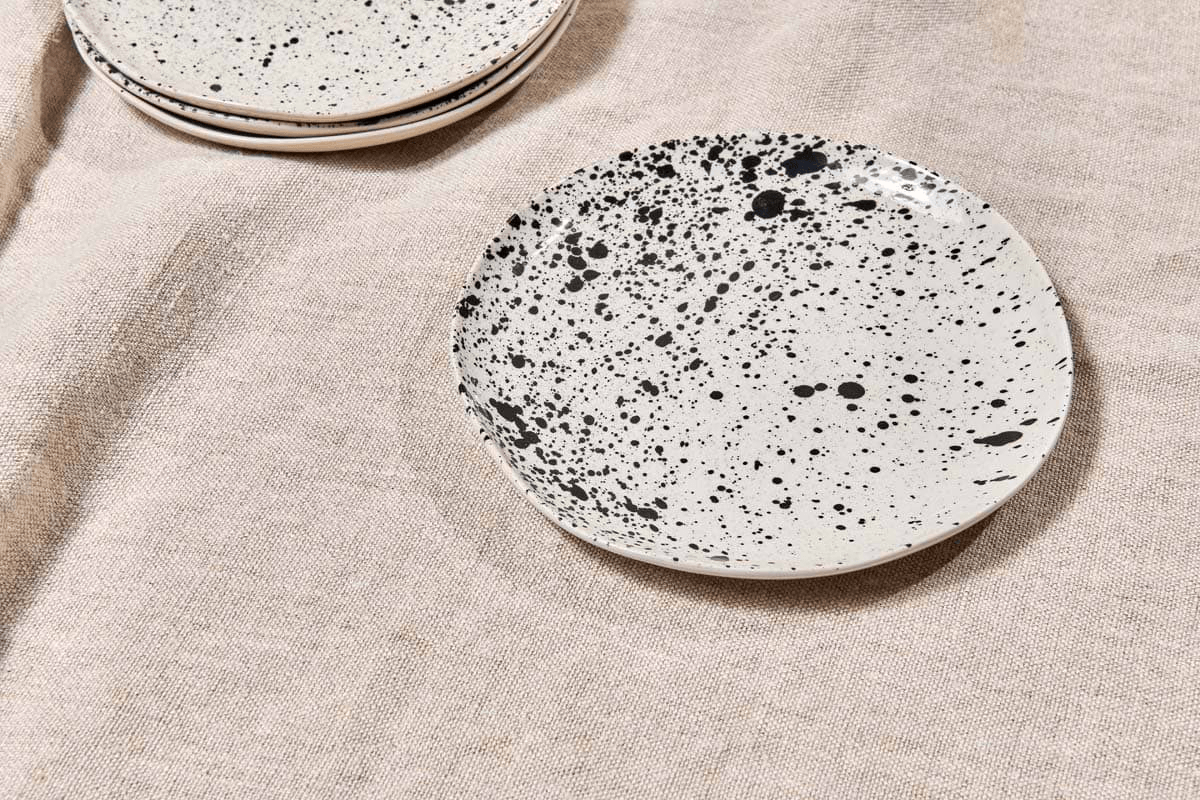 Nkuku - Ama Splatter Plate - Dinner Plate 25cm (dia)