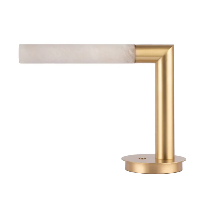 Northern Light - Geo Desk Light - Brushed Brass Finish