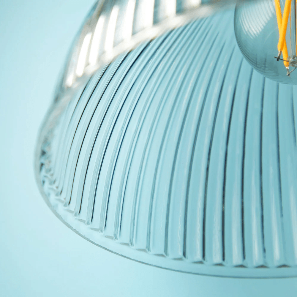 Pooky - Cupola Pendant Light Shade - Smaller - Clear Prismatic Glass