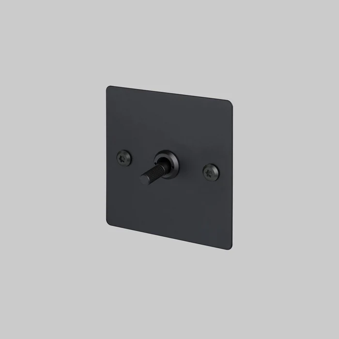 Buster & Punch - 1G Toggle Intermediate 3-Way Linear - Black Finish