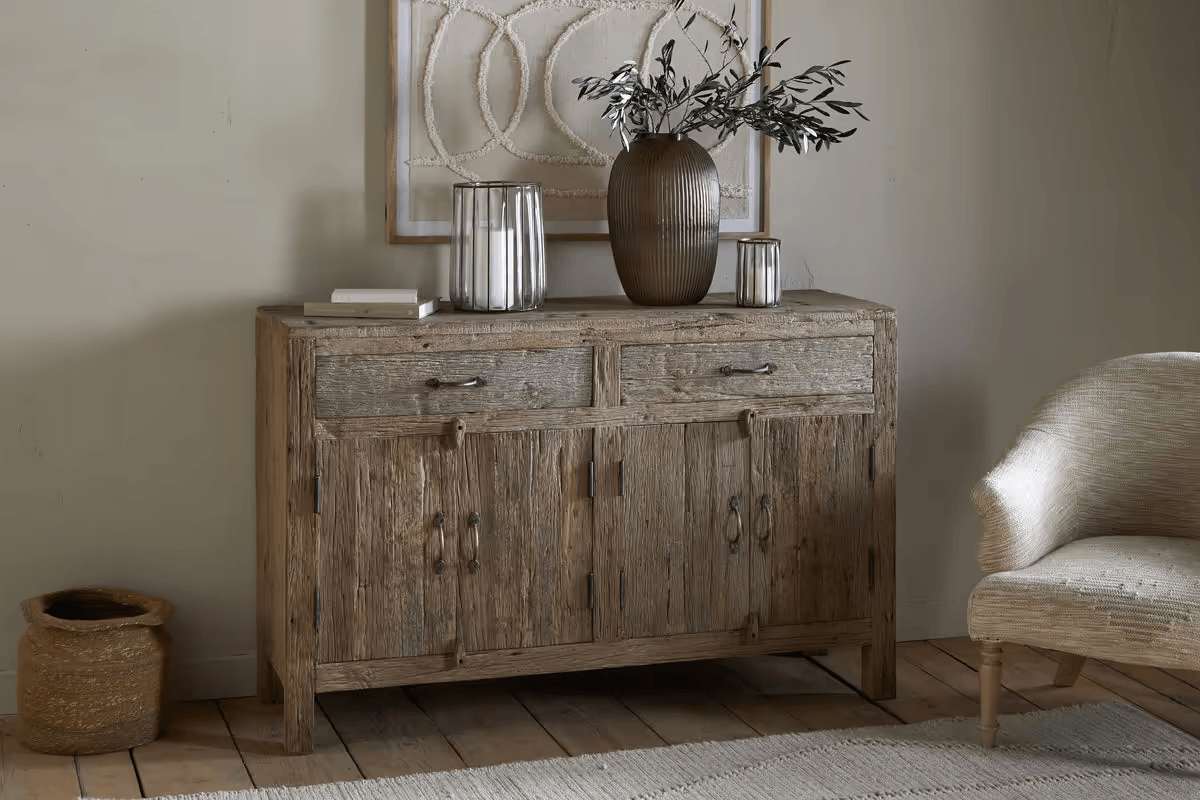 Nkuku - Ibo Reclaimed Wood Sideboard - Natural