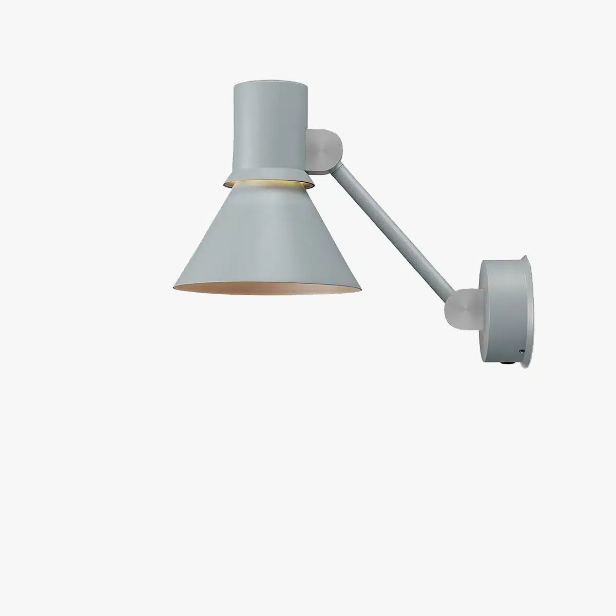 Anglepoise Light - Type 80 W2 Wall Light Grey Mist - Grey Mist Finish - Aluminium Shade and Steel Stem