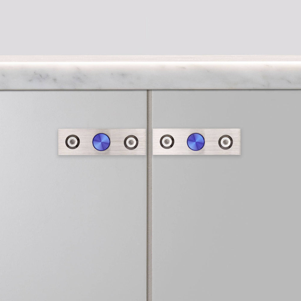 Buster & Punch - Furniture Knob Linear - Plate - Burnt Steel