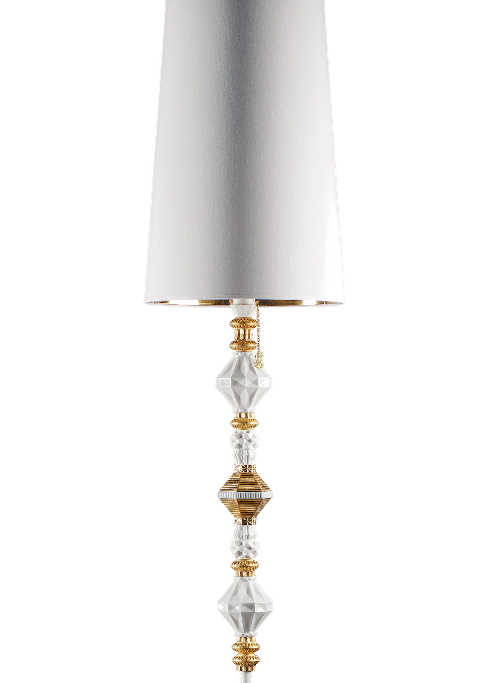 Lladró - Belle de Nuit Floor Lamp II - Golden luster