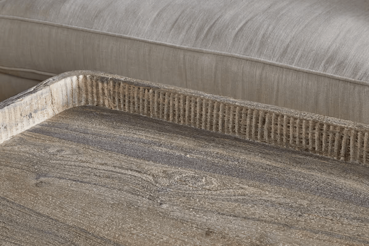 Nkuku - Nisha Reclaimed Wood & Iron Coffee Table - Natural
