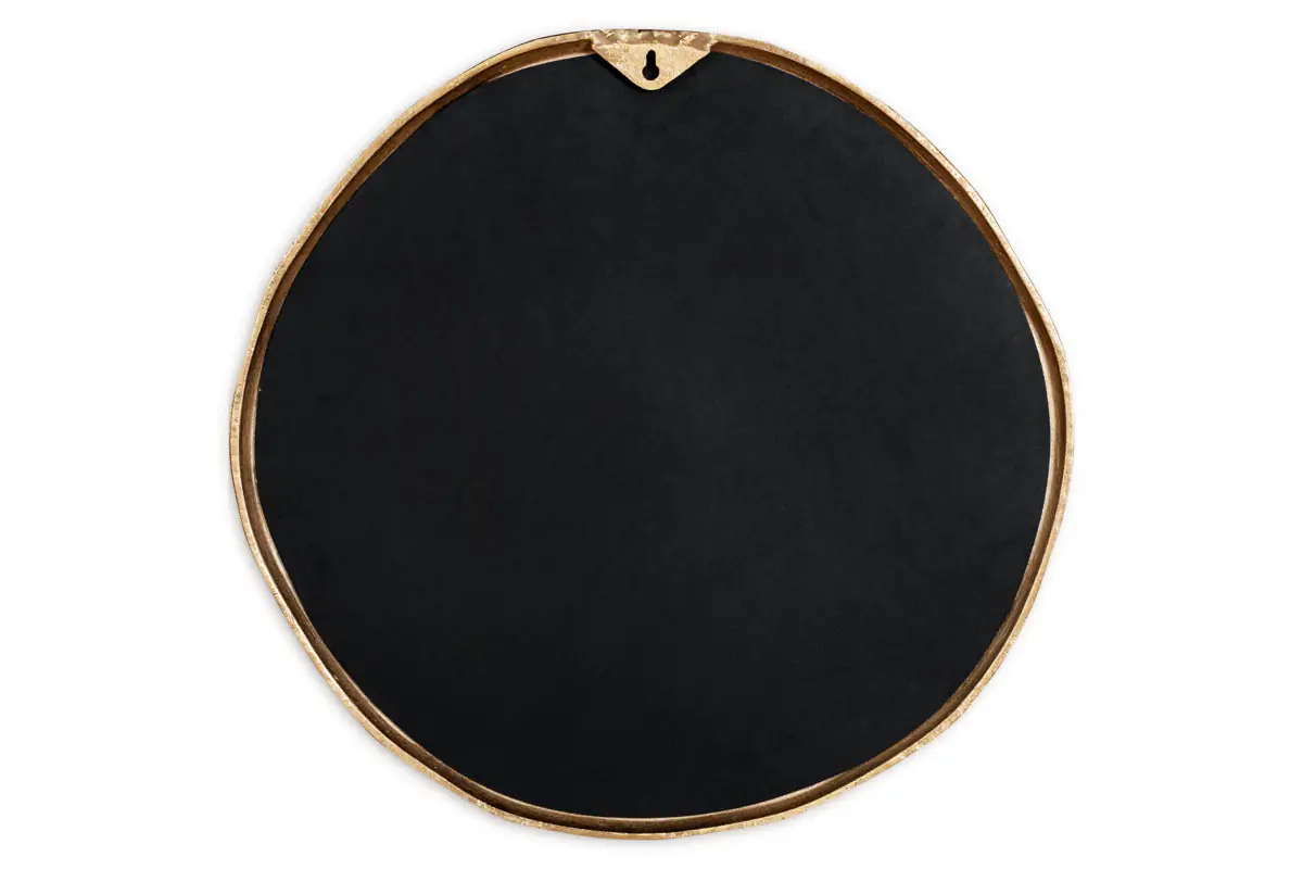 Nkuku - Mchanga Organic Shape Mirror - Antique Brass