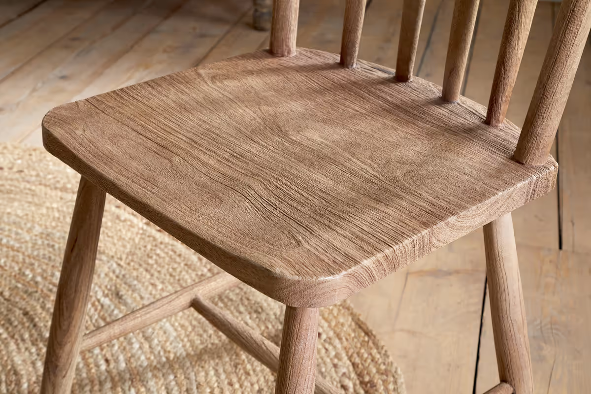 Nkuku - Om Mango Wood Dining Chair - Natural