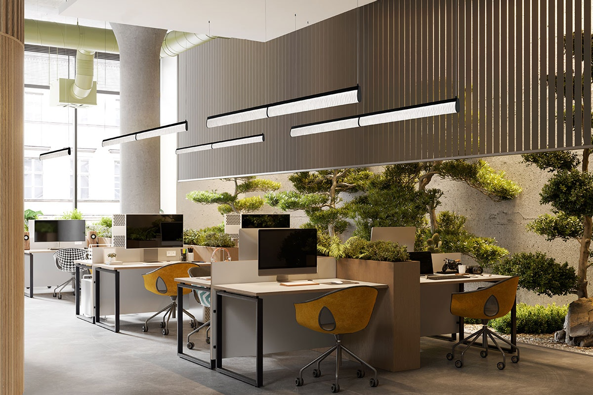 Slamp - Modula Suspension Lamp - Double - Black/Plissé