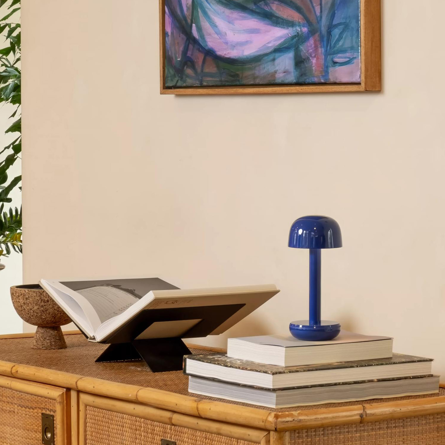 Humble Lights - Two Table Light Cobalt Blue