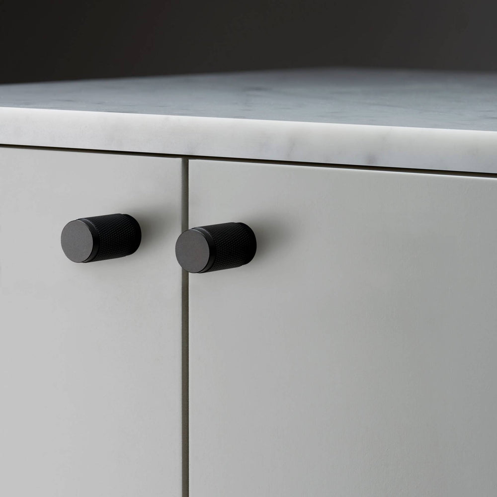 Buster & Punch - Furniture Knob Cross - Black