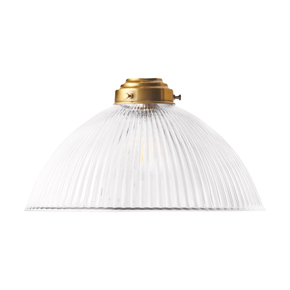 Pooky - Cupola Pendant Light Shade - Clear Prismatic Glass