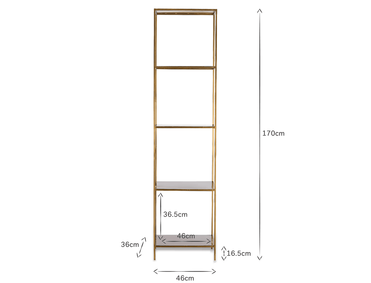 Nkuku - Mahi Shelving Unit - Narrow