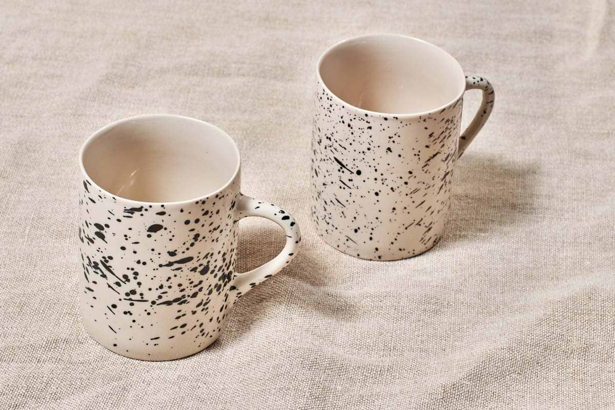 Nkuku - Ama Splatter Mug - Tall (Set of 2)