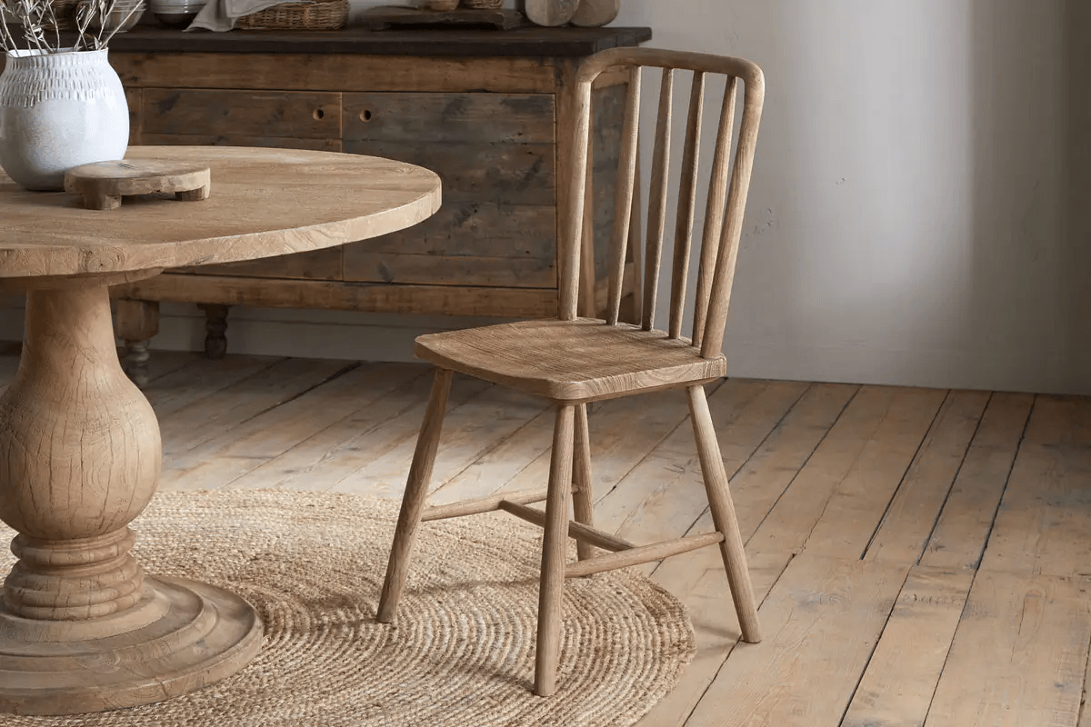 Nkuku - Om Mango Wood Dining Chair - Natural