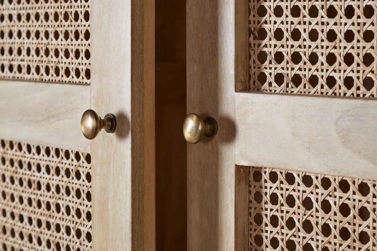 Nkuku - Kanz Mango Wood Wardobe - Natural