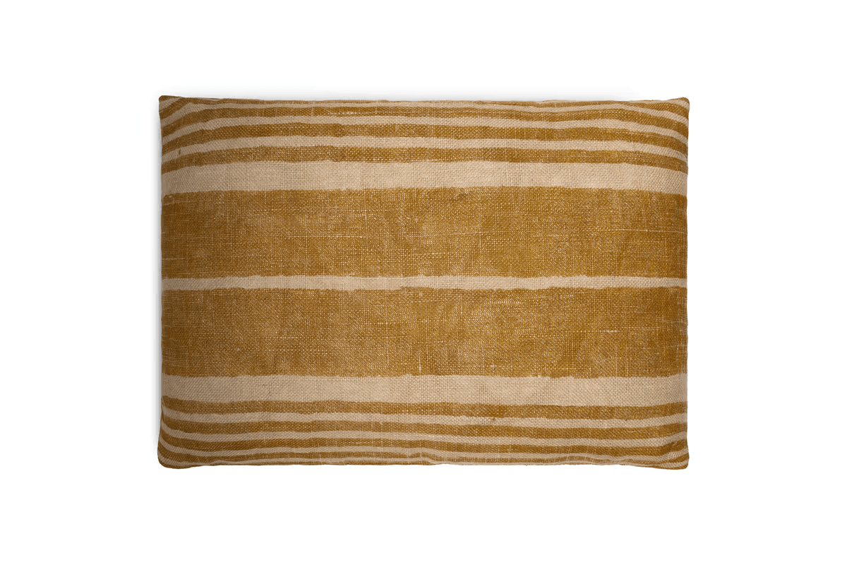Nkuku - Eesha Jute Cushion Cover - Ochre - 60 x 40cm