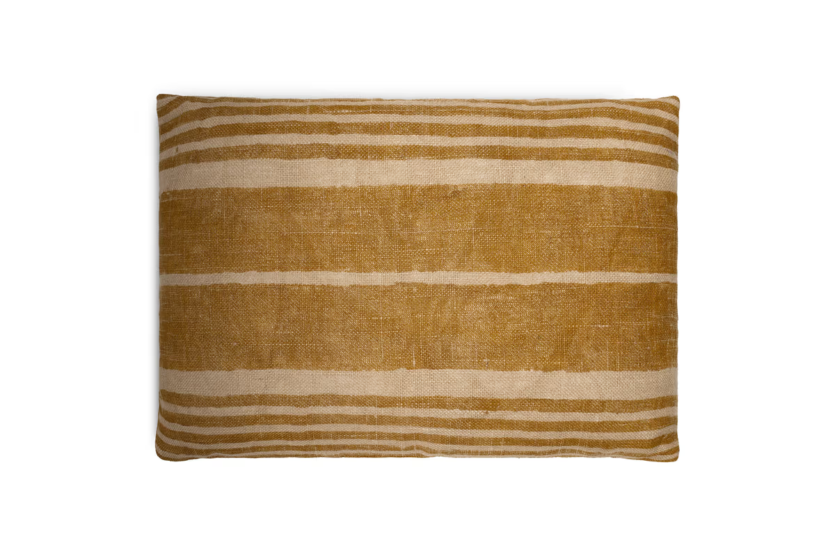 Nkuku - Eesha Jute Cushion Cover - Ochre - 60 x 40cm