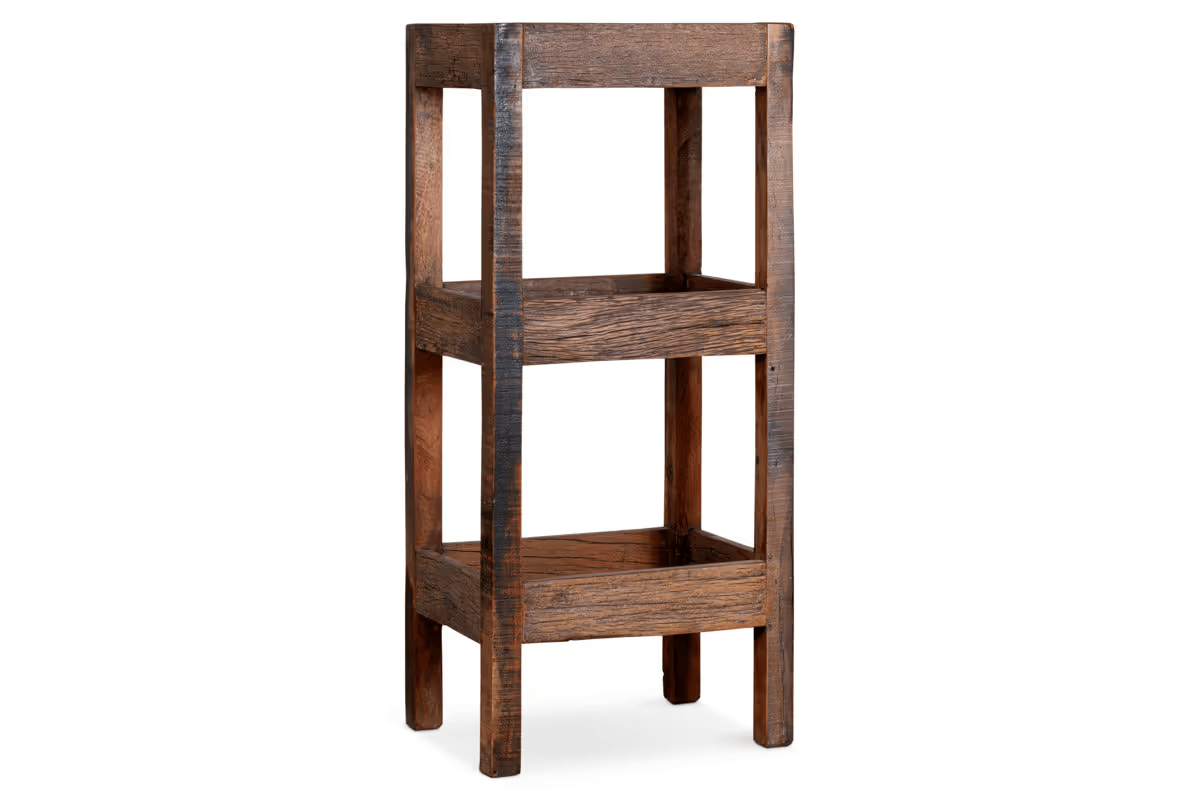 Nkuku - Akara Reclaimed Wood Storage Caddy - Natural