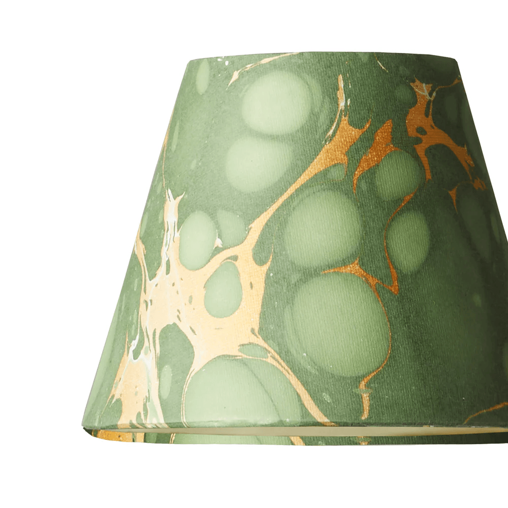 Pooky - 18cm Pendant Light Shade - Foglia Hand Made Marble Paper