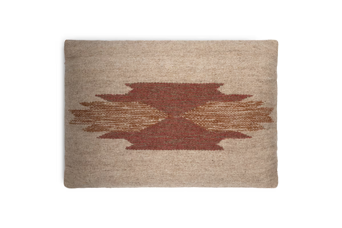 Nkuku - Kabir Wool Cushion Cover - Rust - 60 x 40cm