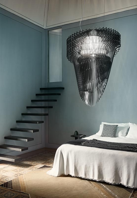 Slamp - Aria Suspension Lamp - Extra Large - Black