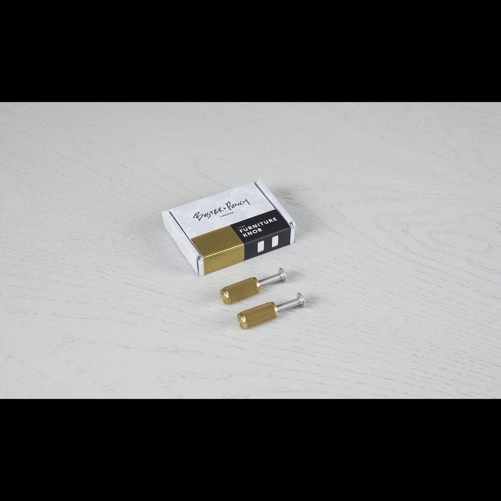 Buster & Punch - Furniture Knob Linear - Brass
