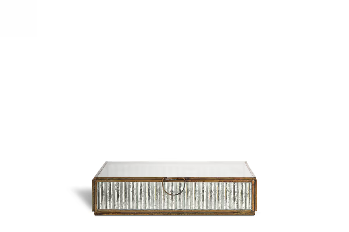 Nkuku - Malita Jewellery Box - Antique Brass