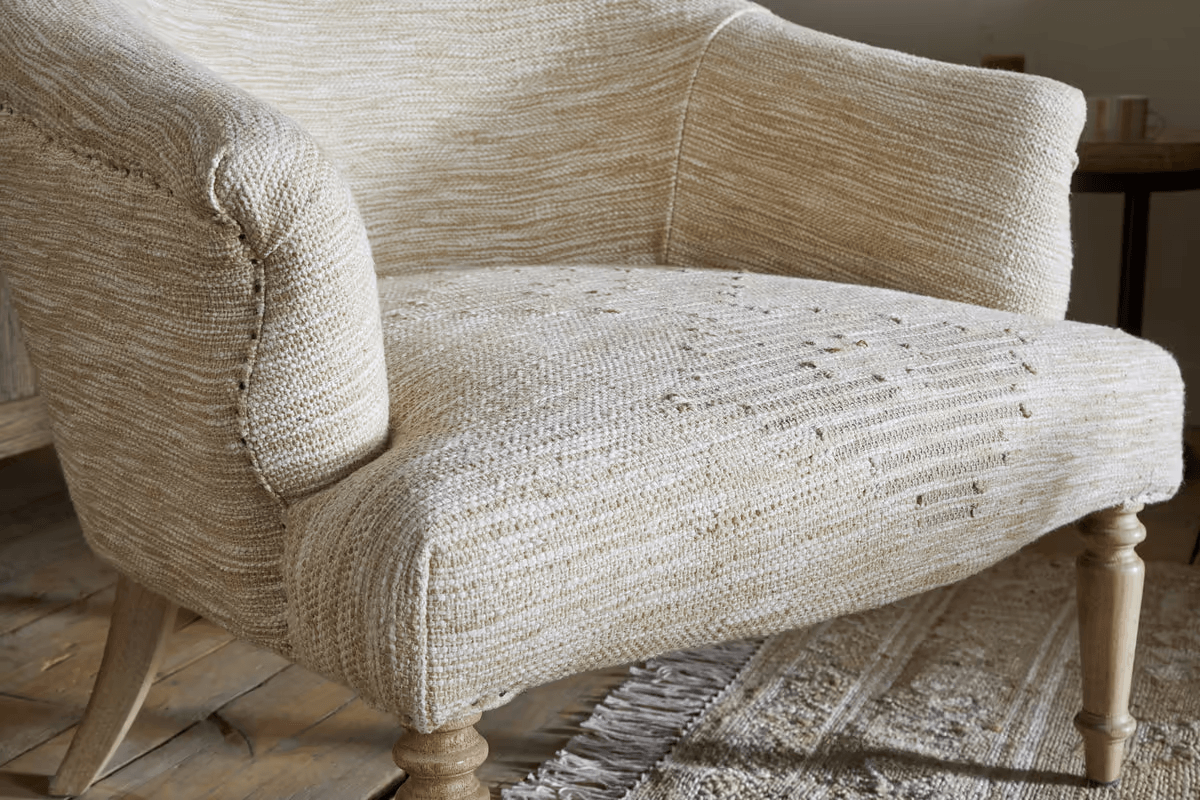 Nkuku - Aranya Cotton & Jute Occasional Chair - Natural