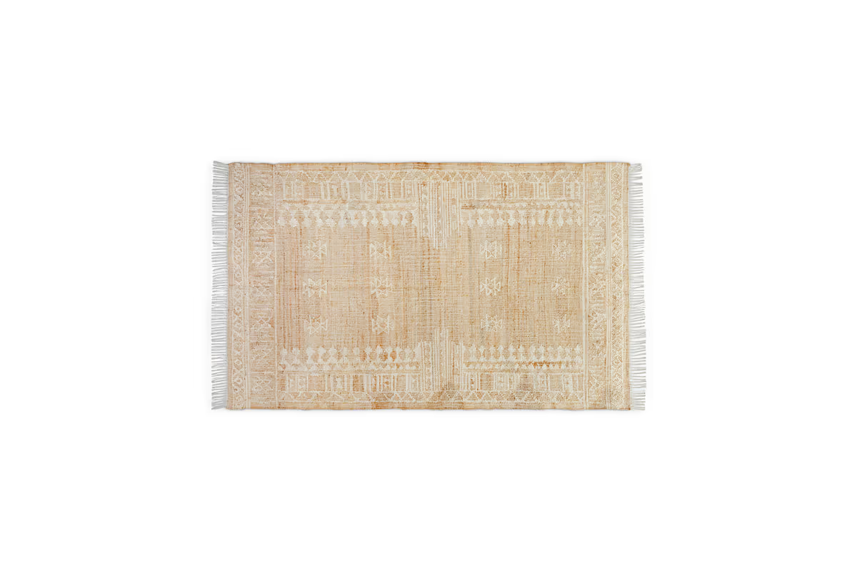 Nkuku - Aqil Jute & Cotton Rug - Natural - 150 x 240cm