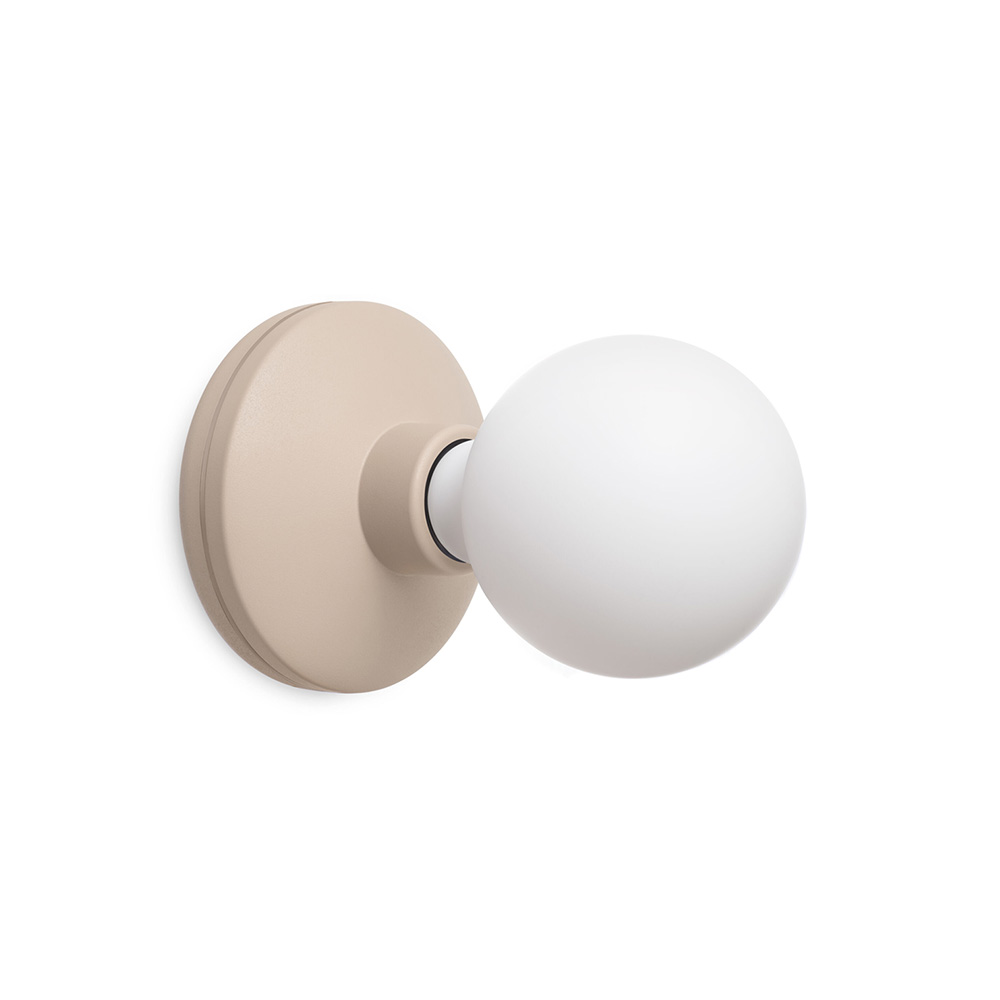 Humble Lights - Bee Wall Light Beige Frosted