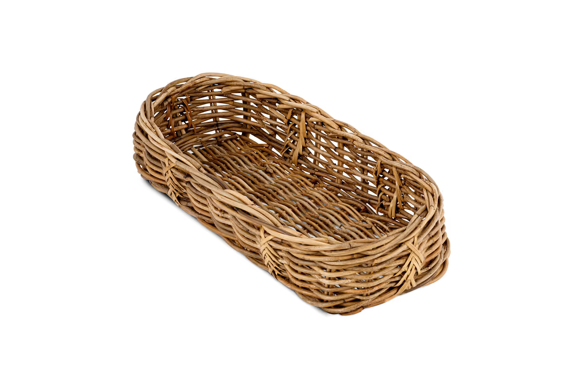 Nkuku - Bersama Rattan Bread Basket - Natural