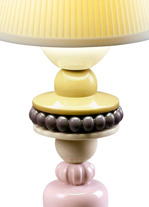 Lladró - Sunflower Firefly Table Lamp - Blue