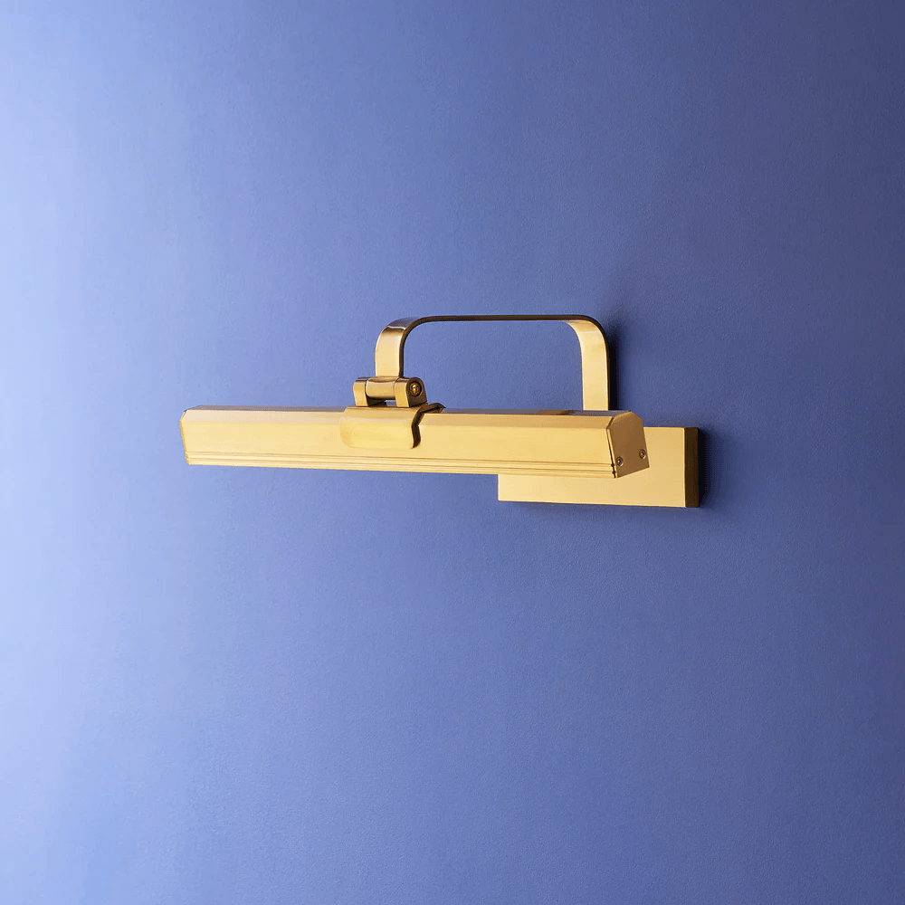 Pooky - Marcel Rechargeable Picture Light - Smaller - Antique Brass Finish