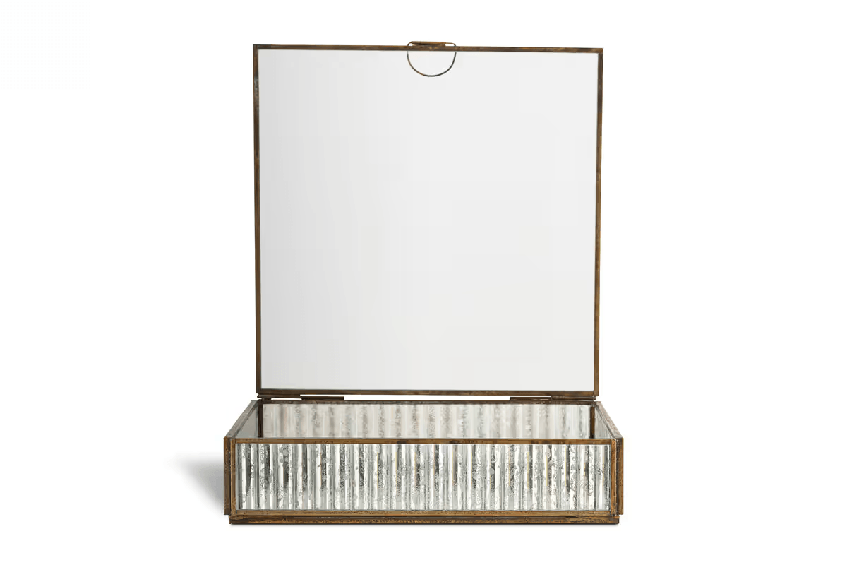 Nkuku - Malita Jewellery Box - Antique Brass
