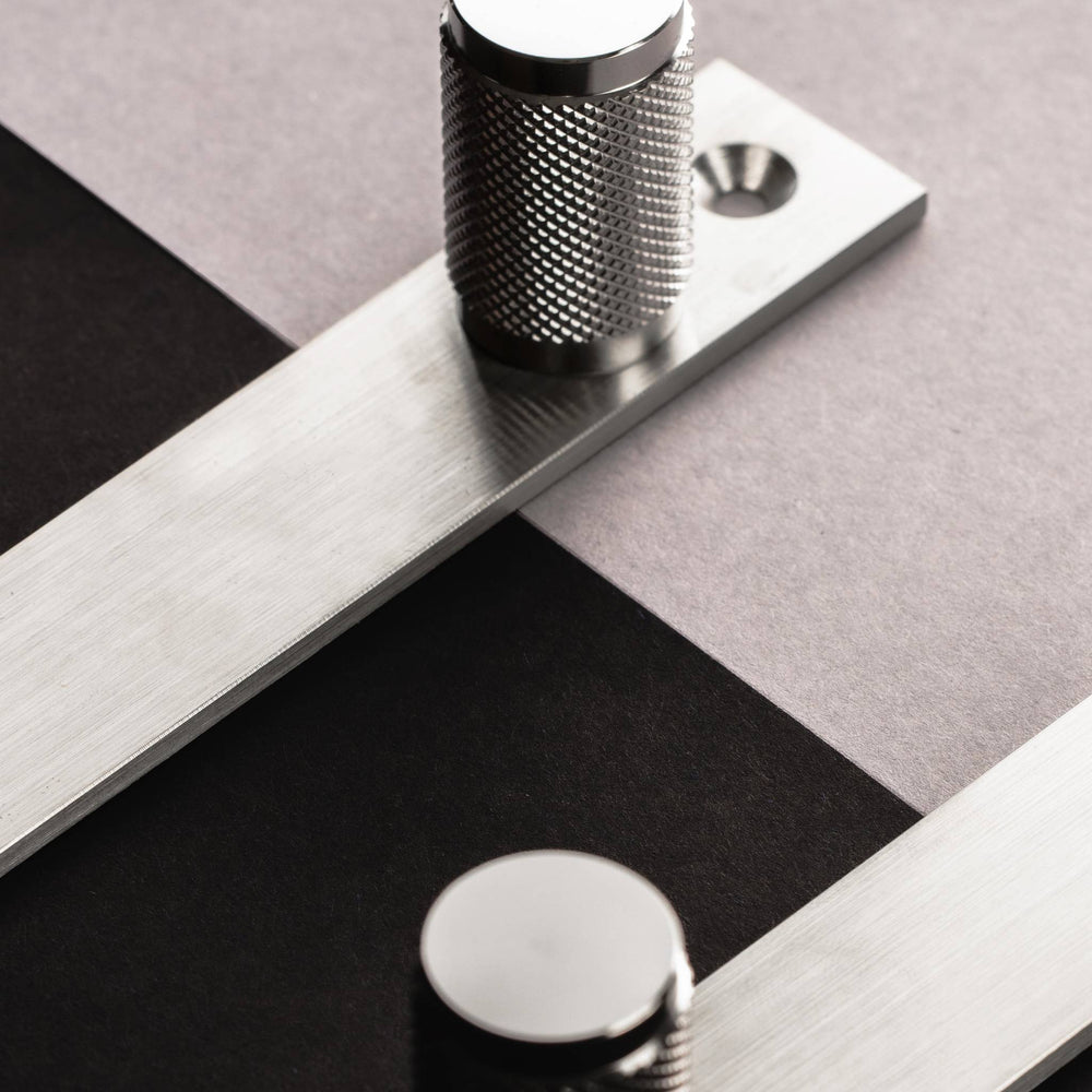 Buster & Punch - Furniture Knob Cross - Plate - Steel
