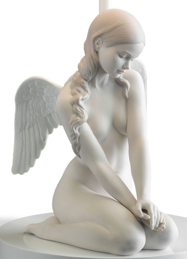 Lladró - Beautiful Angel Table Lamp