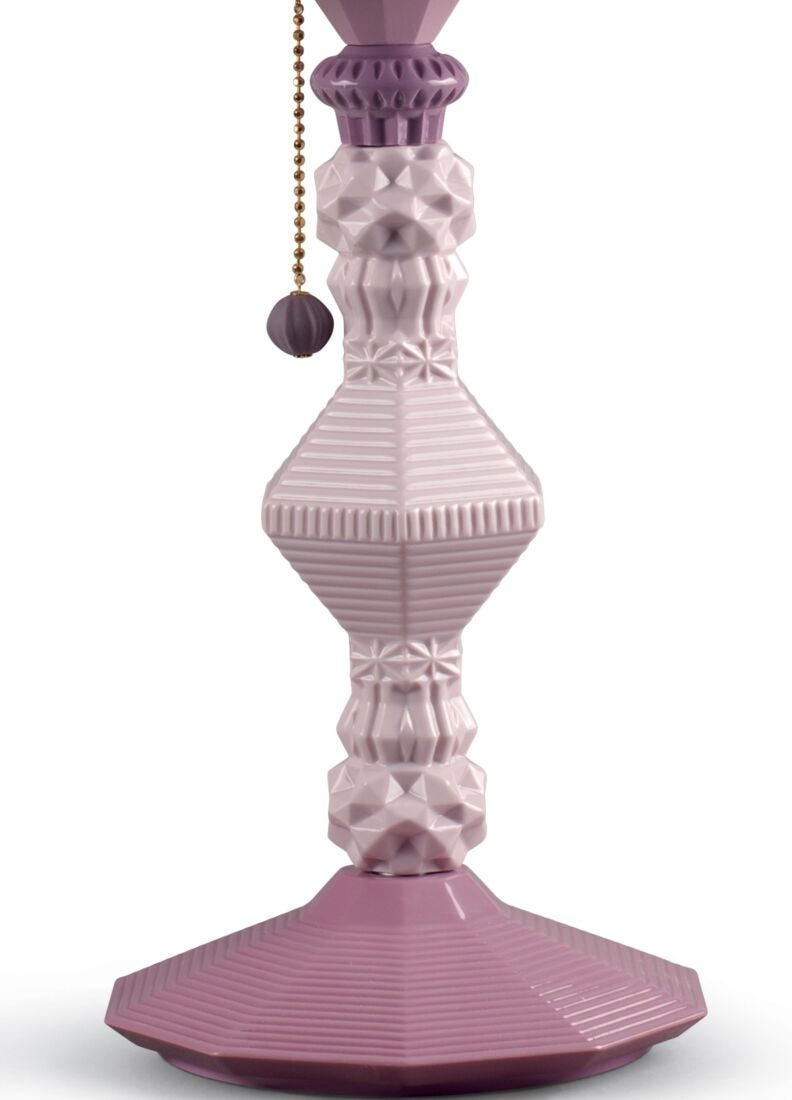 Lladró - Belle de Nuit Table lamp - Pink