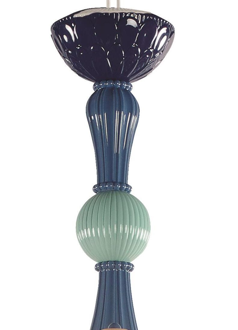 Lladró - Ivy and Seed 16 Lights Chandelier - Ocean