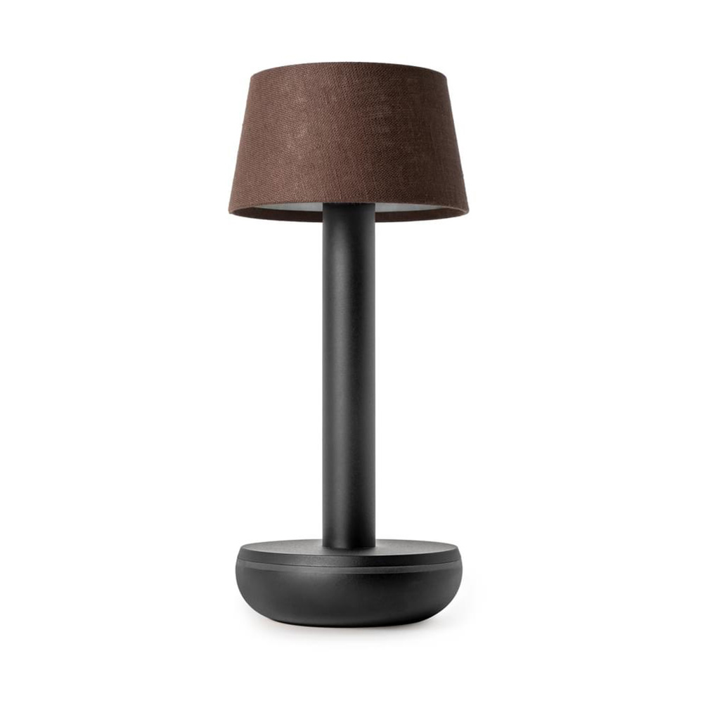 Humble Lights - Two Table Light Black/Brown Linen