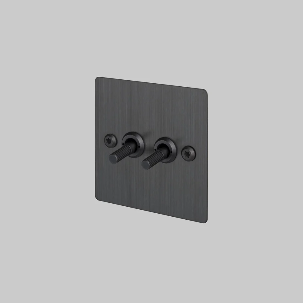 Buster & Punch - 2G Toggle 2-Way Linear - Smoked Bronze Finish