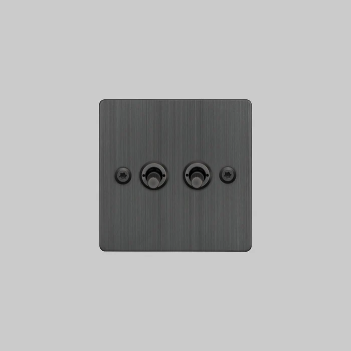 Buster & Punch - 2G Toggle 2-Way Linear - Smoked Bronze Finish